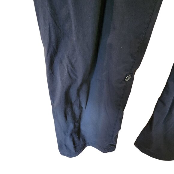 Eddie Bauer Womens Black Outdoor Convertible Pants Size 14 - Picture 3 of 4